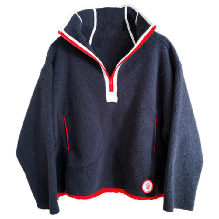 PORTSEA RETRO HALF ZIP POLAR FLEECE